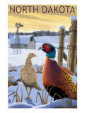 Pheasants - North Dakota Prints