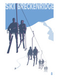 Breckenridge, Colorado Ski Lift Láminas Breckenridge, Colorado Ski Lift Láminas