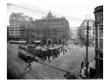 Pioneer Square Panoramic View - Seattle, WA Posters