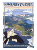 Newberry Caldera - Lava Lands, Oregon Prints