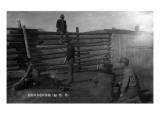South Dakota - Branding Cattle Scene Pósters South Dakota - Branding Cattle Scene Pósters