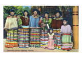 Florida - Seminole Indian Ladies Foto