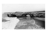 Santa Cruz, California - View of Arch Rock along West Cliff Drive Prints
