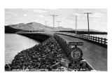 Sandpoint, Idaho - World's Longest All-Wooden Bridge Affiches