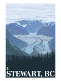 Stewart, BC - Glacier Scene Print