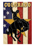 Colorado Bucking Bronco Posters