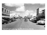 McAllen, Texas - Northern View up Main Street Prints