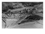 Columbia Falls, Montana - Aerial View of Town Photo