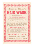 Erasmus Wilson's Hair Wash Print