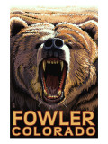 Fowler, Colorado - Bear Roaring Prints