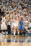 Oklahoma City Thunder v Memphis Grizzlies - Game Four, Memphis, TN - MAY 9: Marc Gasol Photographic Print by Joe Murphy