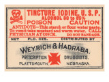Tincture Iodine U.S.P. Posters
