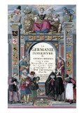 La Germanie Inferieure Poster von Pieter Van der Keere