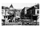Ketchikan, Alaska - View of Dock Street Posters