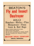 Beaton's Fly And Insect Destroyer Prints