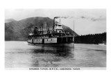 Carcross, Yukon - Western Pacific Yukon Rail Steamer Tutshi Poster