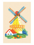 Dutch Windmill Posters