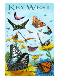 Butterfly Garden - Key West, Florida Affiches