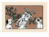 Snip And Snap And the Billy Goat Poster by Julia Dyar Hardy