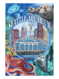 Seattle Aquarium - Seattle, WA Affiches