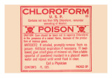 Chloroform Posters