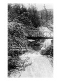 Alaska - View of Pitch Fork Falls along White Pass and Yukon Route Poster