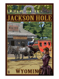 Jackson Hole, Wyoming Stagecoach Posters