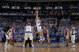 Los Angeles Lakers v Dallas Mavericks - Game Four, Dallas, TX - MAY 8: Tyson Chandler and Andrew By Photographic Print by Glenn James