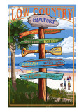 Beaufort, South Carolina - Sign Destinations Prints