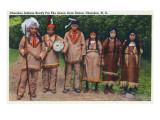 North Carolina - Cherokee Indians Ready for Green Corn Dance Posters