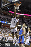 Oklahoma City Thunder v Memphis Grizzlies - Game Three, Memphis, TN - MAY 7: Sam Young and Nick Col Photographic Print by Andy Lyons