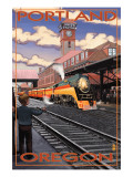 Union Train Station - Portland, Oregon Print
