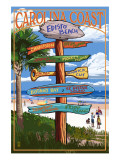 Edisto Beach, South Carolina - Sign Destinations Prints