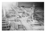 Miners Amongst Coal Boxes In Wilkes-Barre Mines Posters