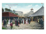 Syracuse, New York - Long Branch Park Scene Póster