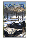 America's Stonehenge, New Hampshire - Winter Posters