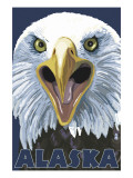 Eagle Up Close - Alaska Posters