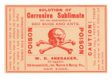 Solution of Corrosive Sublimate Prints