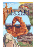 Utah National Parks - Delicate Arch Center Prints