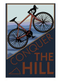 Conquer the Hill - Mountain Bike Affiches