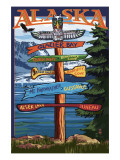 Glacier Bay, Alaska - Sign Destinations Posters