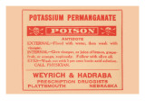 Potassium Permanganate - Poison Affiche