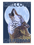Chilcoot, California - Wolf Howling Print