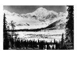 Alaska - Mt McKinley and Mt Foraka Art