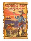 Morro Bay, CA - Pirate Plunder Print