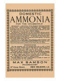 Domestic Ammonia Posters