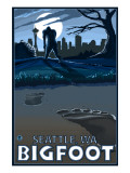 Seattle, Washington Bigfoot Kunstdrucke
