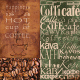Coffee In Any Language Prints by Lisa Wolk