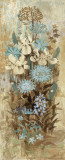 Blue Floral Frenzy II Poster by Alan Hopfensperger
