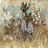 Floral Frenzy Blue III Prints by Alan Hopfensperger